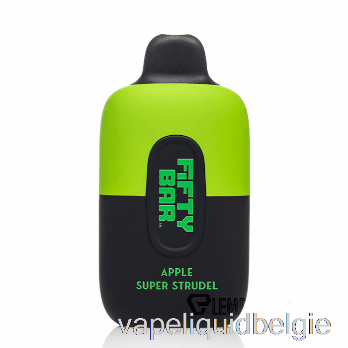 Vape-vloeistof Vijftig Bar 6500 Wegwerp-apple-superstrudel